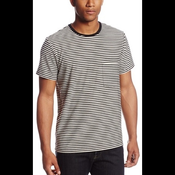 7 For All Mankind Other - NWT 7FAMK Striped Crew Neck T-Shirt